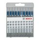 Bosch - Stichsägeblatt-Set Basic for Metal 10-teilig (2607010631)