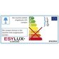 ESYLUX - LED-Strahler 50W OFL/AFL SUN 5000K A+ sw 1LED 4500lm IP65 mt Konv breitstrahlend