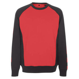 MASCOT® - Sweatshirt UNIQUE, Rot/Schwarz, Größe L