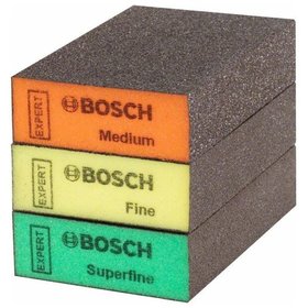 Bosch - EXPERT S471 Standard Block, 69 x 97 x 26mm, M, F, SF, 3-teilig für Handschleifen (2608901175)