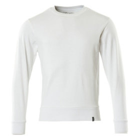 MASCOT® - Sweatshirt CROSSOVER, Weiß, Größe L-ONE