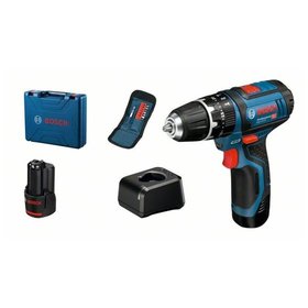 Bosch - Akku-Schlagbohrschrauber GSB 12V-15, 2 x Akku GBA 12V 2.0Ah, Handwerkerkoffer