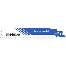 metabo® - 5 Säbelsägeblätter "heavy metal" 150 x 1,1 mm, 1,4+1,8 mm/ 14+18 TPI (628255000)