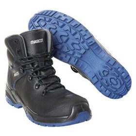 MASCOT® - Sicherheitsstiefel FOOTWEAR FLEX, Schwarz/Kornblau, Größe 1042