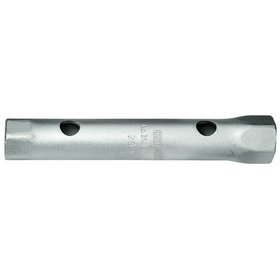 GEDORE - Doppelsteckschlüssel, 5,5 + 7mm, 6-kant, 105mm, 26 R 5,5x7, verchromt