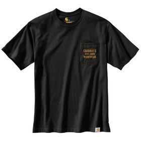 carhartt® - Herren T-Shirt WORKWEAR POCKET GRAPHIC S/S T-SHIRT, schwarz, Größe L
