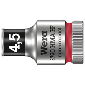Wera® - Stecks. 8790 HMA HF 6kt. i. Haltef. Farbcodierung 6,3mm / 1/4" SW4,5x23mm