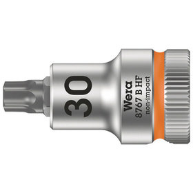 Wera® - Schraubendreher-Einsatz 3/8" 8767 B HF mit Rändel, für TORX® T30 x 35mm