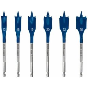 Bosch - EXPERT SelfCut Speed Flachfräsbohrer-Set, 13/16/19/20/22/25 mm, 6-tlg. (2608900333)