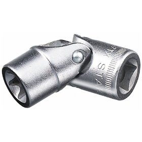STAHLWILLE® - 3/8" (10mm) Gelenk-Steckschlüsseleinsatz Innen-TORX E8 L.43mm