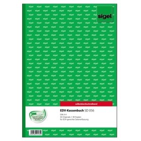 sigel® - Kassenbuch SD056 DIN A4 selbstdurchschreibend 40 Blatt