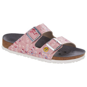 BIRKENSTOCK® - ESD-Sandale Arizona, Größe 38, Flower Field Rose, schmal