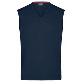 James & Nicholson - Herren V-Pullunder JN657, navy-blau, Größe 3XL