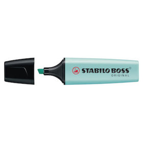 STABILO® - Textmarker Boss, 2+5mm, pastell-türkis, 70/113, Tinte auf Wasserbasis, n