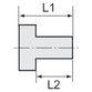 RIEGLER® - Verschlussschraube, Innensechskant und Bund, G 1/4", SW 6, Messing