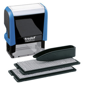 trodat® - Textstempel Typo Printy 43145 47x18mm schwarz/blau