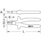 KSTOOLS® - 1000V Elektriker-Seitenschneider, 175mm