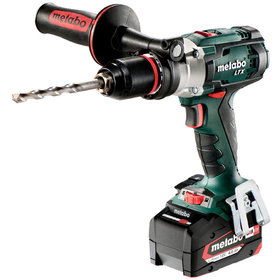 metabo® - Akku-Schlagbohrschrauber SB 18 LTX Impuls (602192500), metaBOX 145 L, 18V 2x4Ah Li-Power + ASC 55