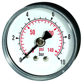 RIEGLER® - Standardmanometer »pressure line« G 1/4" hinten 0-16,0 bar/230 psi, Ø50