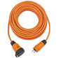 brennenstuhl® - professionalLINE Verlängerungskabel IP44, 25m H07BQ-F 3G2,5 Kabel orange