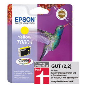 EPSON® - Tintenpatrone C13T08044011 T0804 460 Seiten 7,4ml gelb