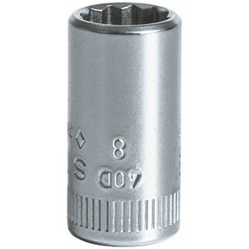 STAHLWILLE® - 1/4" (6,3mm) Steckschlüsseleinsatz 12-kant SW.8mm L.23mm