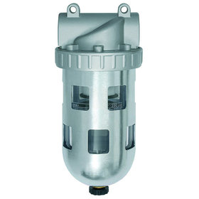 RIEGLER® - Filter »Standard«, PC-Behälter und Schutzkorb, 5 µm, BG 1, G 1/4"