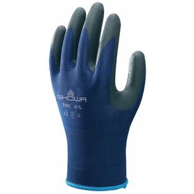 SHOWA® - Mehrzweckhandschuh Nitrile Foam Grip 380, blau/schwarz, Größe 7 (M)