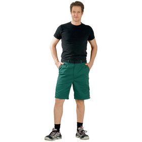 Planam - Shorts 2375 grün/schwarz/rot, Größe M