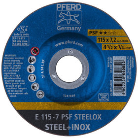 PFERD - Schruppscheibe PSF STEELOX 115x7mm gekr.