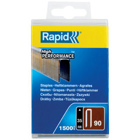 Rapid® - Klammern 90/35mm Stahl (verzinkt, geharzt) 1.500er Pack, 5000126