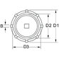 KSTOOLS® - 3/4" Nutmuttern-Schlüssel Scania 8 Zapfen für Scania