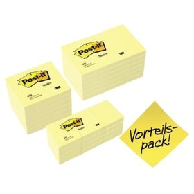 Post-it® - Haftnotiz Promotion Sparset 654655P gelb 24er-Pack