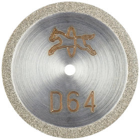 PFERD - Diamant-Trennscheibe D1A1R 22x0,5x1,7 mm D64 (fein) für Glas/Keramik/Hartmetall