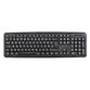 hama® - Tastatur Basic, schwarz, 00182681, kabelgebunden