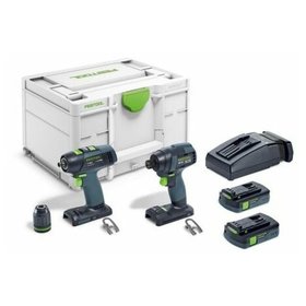 Festool - Schrauber- und Bohrer-Set TID 18 C 3,1-Set T18