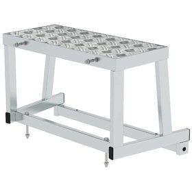 MUNK Günzburger Steigtechnik - Modulares Arbeitspodest Erweiterungsmodul 1 1 Stufe, einseitig begehbar, 250mm