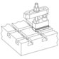 HALDER - Fußelemente, niedrig | a=12 mm / b=30 mm / c=65 mm | 23700.0612