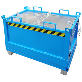BAUER - Klappbodenbehälter FB 500, lackiert blau
