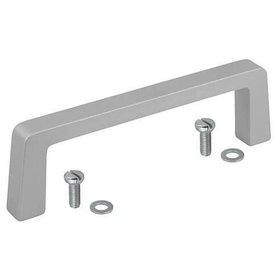 KIPP - BÜGELGRIFF A=55, L=69, H=40, ALUMINIUM NATUR MATT UND ELOXIERT, D=M05