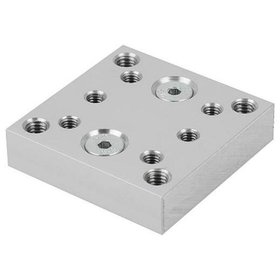 KIPP - ADAPTERBLOCK FÜR ADAPTERPLATTE 50X50X12 ALUMINIUM, ELOXIERT