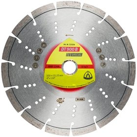 KLINGSPOR - Diamanttrennscheibe DT 900 B, 115 x 2,4 x 22,23mm 8 Segmente 33 x 2,4 x 12mm