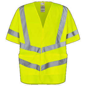 Engel - Safety Weste mit kurzen Ärmeln 5031-240, Warngelb, Größe 3XL/4XL