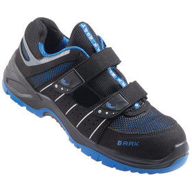 BAAK® - Sicherheitssandale Harry Industrial 7228, S1 SRC ESD, schwarz/blau, W13, Gr. 48