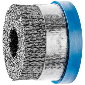 PFERD - COMPOSITE Tellerbürste DBUR Ø 76x22,2 mm Bohrung Keramik-Filament-Ø 1,10mm Korn 120 stationär