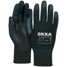 OXXA® - Montagehandschuh XTouchPU-B, 3 Paar Größe 8