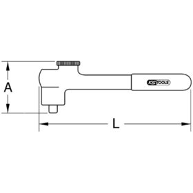 KSTOOLS® - 3/8" Umschaltknarre mit Schutzisolierung, 32 Zahn