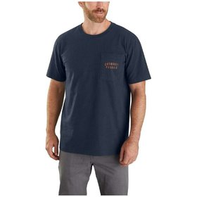 carhartt® - Herren T-Shirt WORKWEAR BACK S/S GRAPHIC T-SHIRT, navy, Größe L