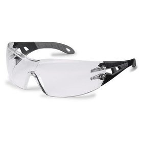 uvex - Schutzbrille pheos farblos supravision extreme schwarz/grau