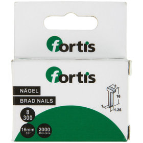 FORTIS - Nagel mit Kopf 0,1x1,6mm, 2000 Stück